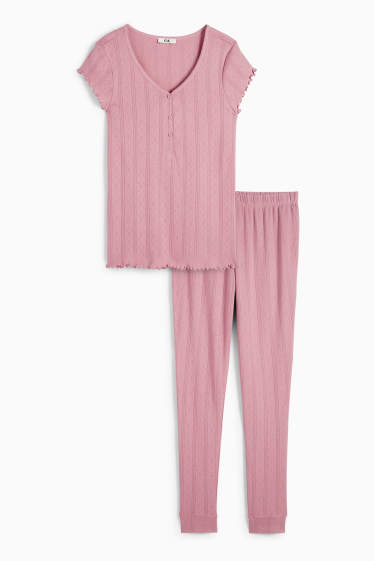 Women - Pyjamas - dark rose