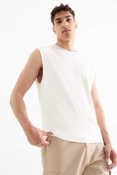 Heren - Tanktop - wit
