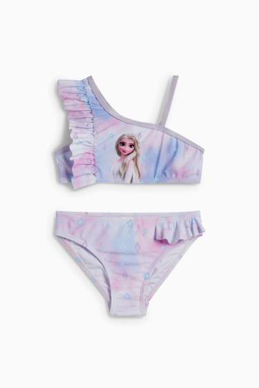 Kinder Mädchen - Die Eiskönigin - Bikini - LYCRA® XTRA LIFE™ - 2 teilig - hellviolett