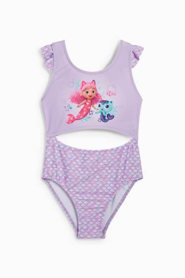 Kinder Mädchen - Gabby's Dollhouse - Badeanzug - LYCRA® XTRA LIFE™ - hellviolett