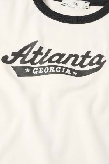 Kinder Mädchen - Atlanta - Kurzarmshirt - cremeweiss