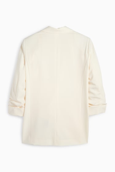 Damen - Blazer - Relaxed Fit - cremeweiss