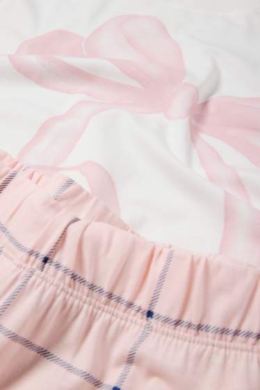 Damen - Pyjama - weiß