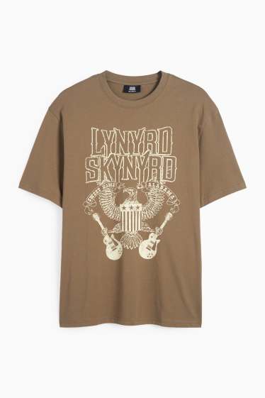 Men - T-shirt - relaxed fit - Lynyrd Skynyrd - light brown