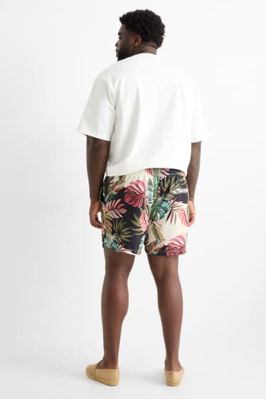 Hommes - Short de bain - à motif - coloré