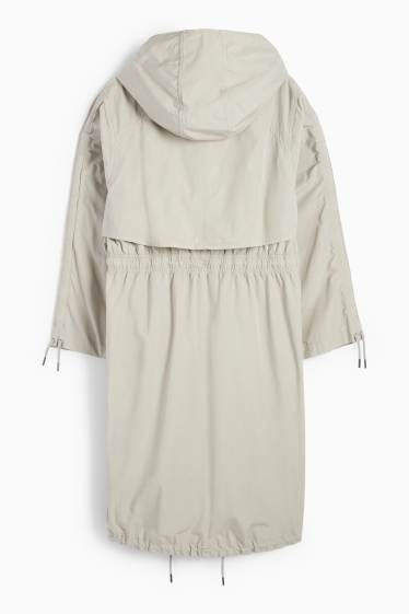 Donna - Parka con cappuccio - grigio chiaro