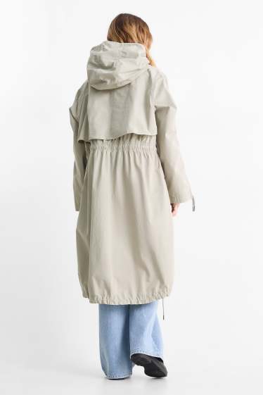 Donna - Parka con cappuccio - grigio chiaro