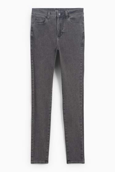 Damen - Jegging Jeans - High Waist - jeansgrau