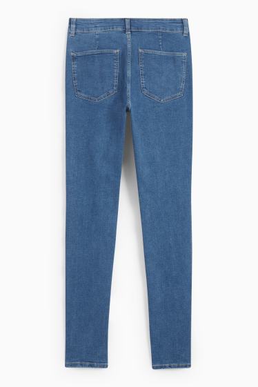 Women - Jegging jeans - high waist - blue denim