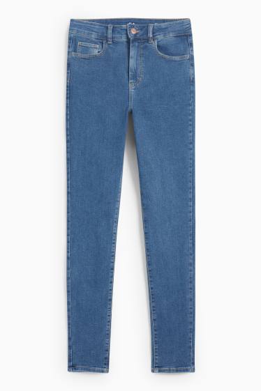 Women - Jegging jeans - high waist - blue denim