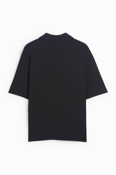 Dames - Basic blouse - zwart