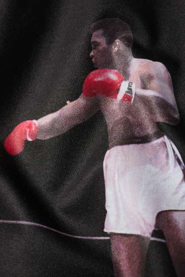 Kinder Buben - Muhammad Ali - Kurzarmshirt - schwarz