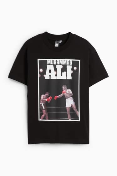 Kinder Buben - Muhammad Ali - Kurzarmshirt - schwarz