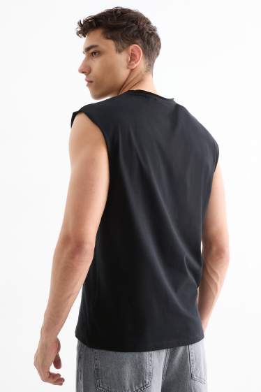 Pánské - Tank top - černá