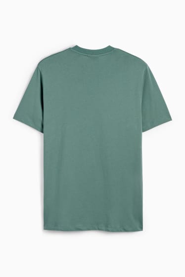 Pánské - Tričko - regular fit - zelená