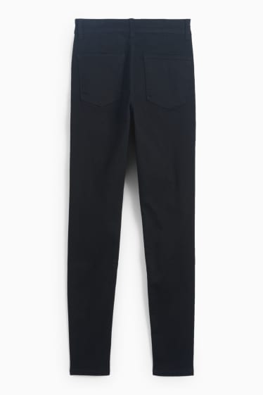 Femmes - Jegging jean - high waist - noir