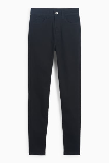 Femmes - Jegging jean - high waist - noir