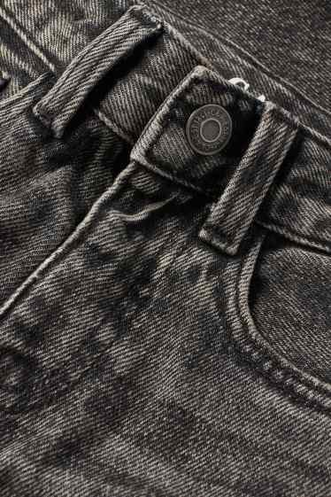 Kinderen: jongens - Loose fit jeans - jeansgrijs
