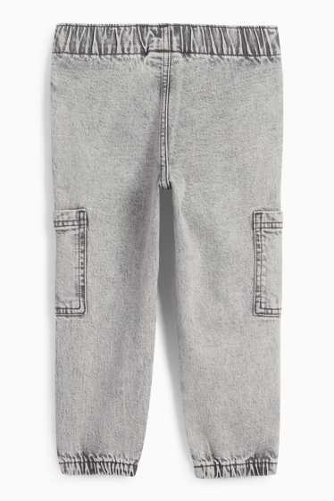 Kinder Jungen - Cargo Jeans - helljeansgrau
