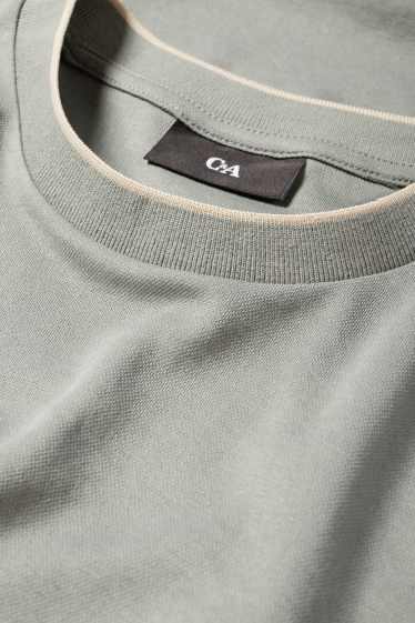 Heren - T-shirt - regular fit - grijs