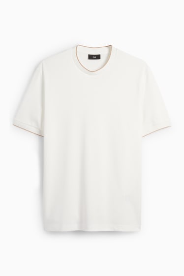 Herren - T-Shirt - Regular Fit - weiss