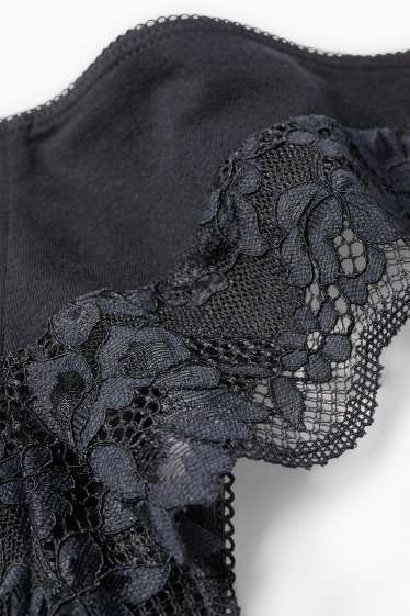 Women - Multipack of 3 - knickers - black