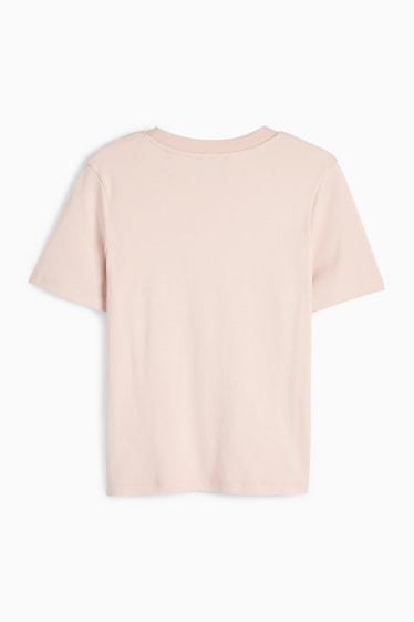 Damen - T-Shirt - Regular Fit - rosa