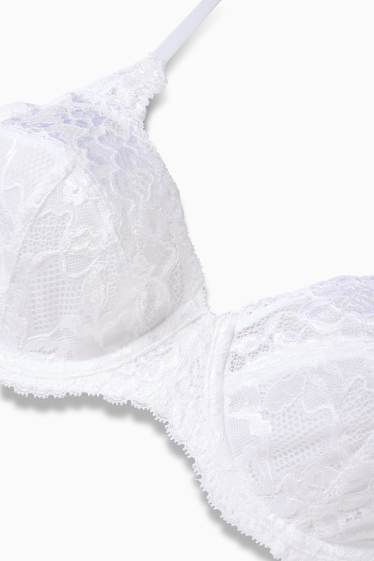 Women - Underwire bra - white