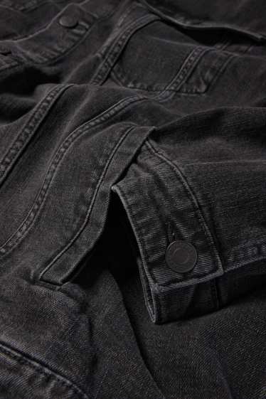 Herren - Jeansjacke - dunkeljeansgrau