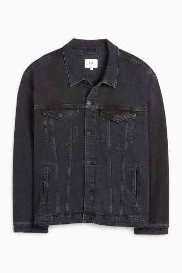 Herren - Jeansjacke - dunkeljeansgrau