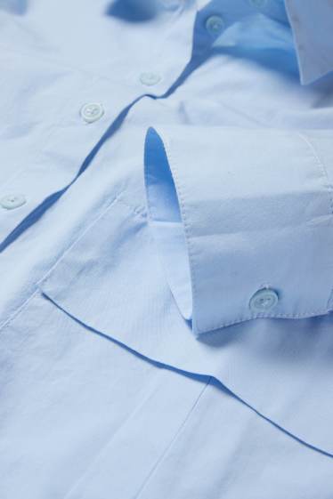 Women - Blouse - light blue