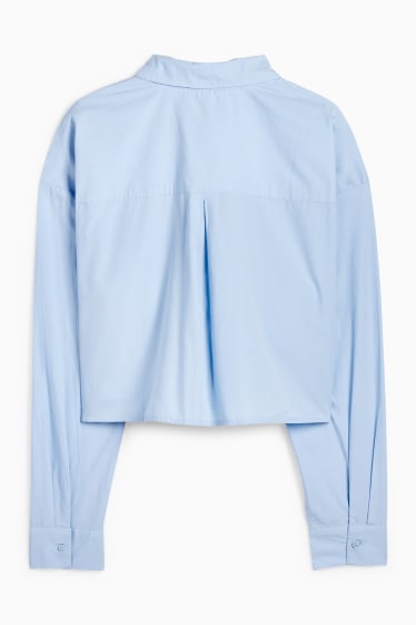 Women - Blouse - light blue