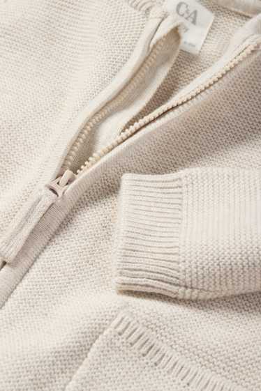 Baby: jongens - Babyvest - beige