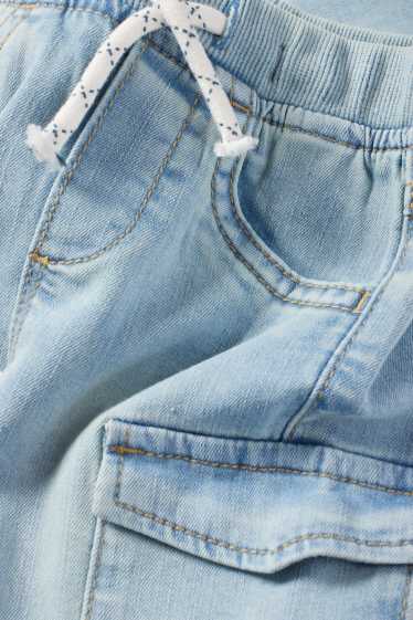 Baby Jungen - Baby-Cargojeans - helljeansblau