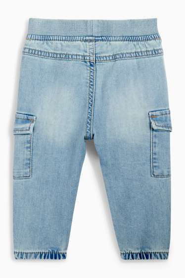 Baby Jungen - Baby-Cargojeans - helljeansblau