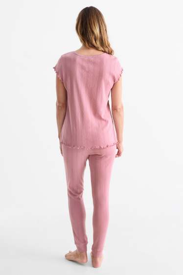 Women - Pyjamas - dark rose