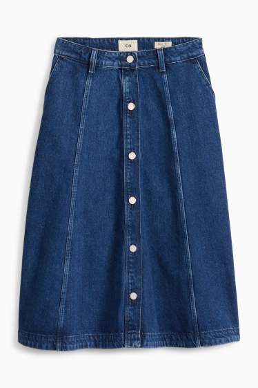Damen - Jeansrock - jeansblau
