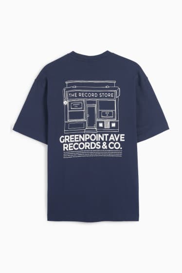 Men - T-shirt - dark blue