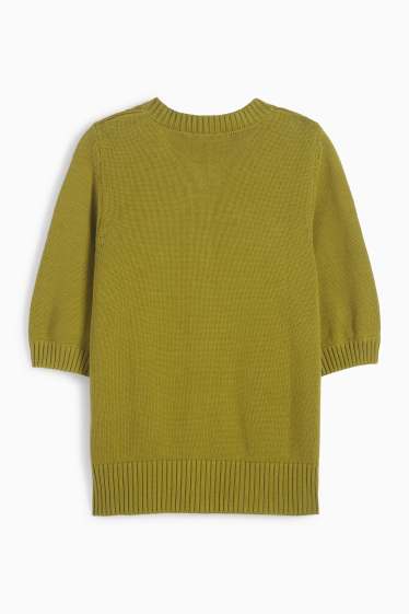 Damen - Strickjacke - grün
