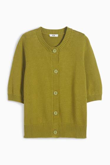 Damen - Strickjacke - grün