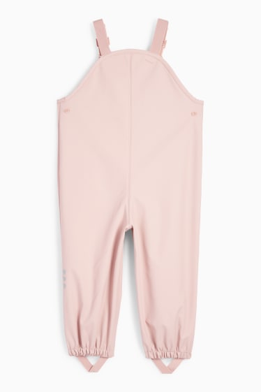 Kinderen: meisjes - Regenbroek - waterdicht - roze
