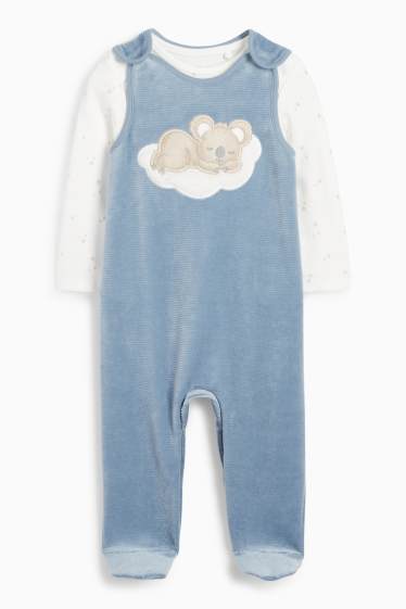 Baby Boys - Koala - romper set - 2 piece - white