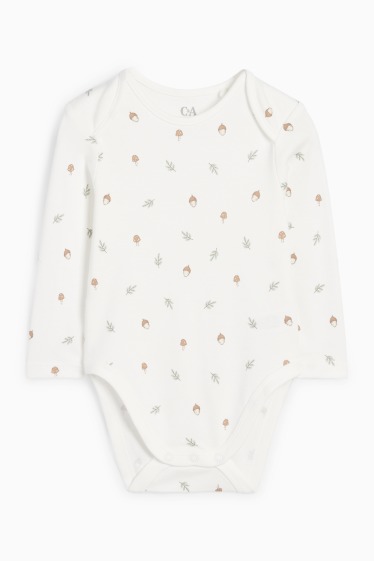 Unisex - Motiv medvídka - souprava dětského overalu - 2dílná - mátově zelená