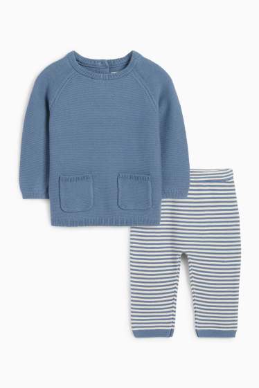 Baby Buben - Baby-Outfit - 2 teilig - blau