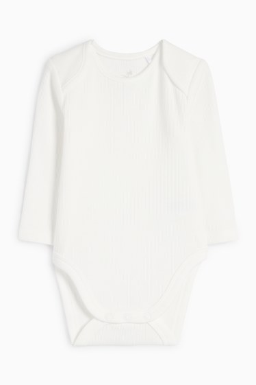 Baby: meisjes - Trappelzakset - wit / roze