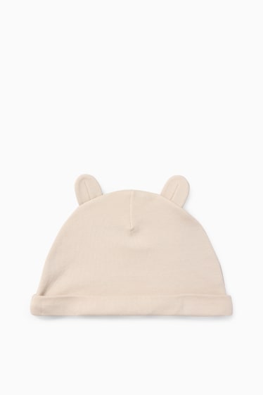 Unisex - Motivo animali del bosco - set neonati - 3 pezzi - beige chiaro