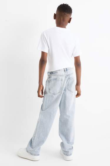 Kinder Jungen - Loose Fit Jeans - helljeansblau