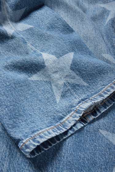 Enfants filles - Étoiles - wide leg jean - jean bleu