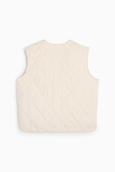 Dames - Bodywarmer - crème wit