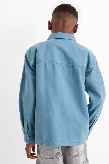Kinderen: jongens - Overhemdjas - blauw